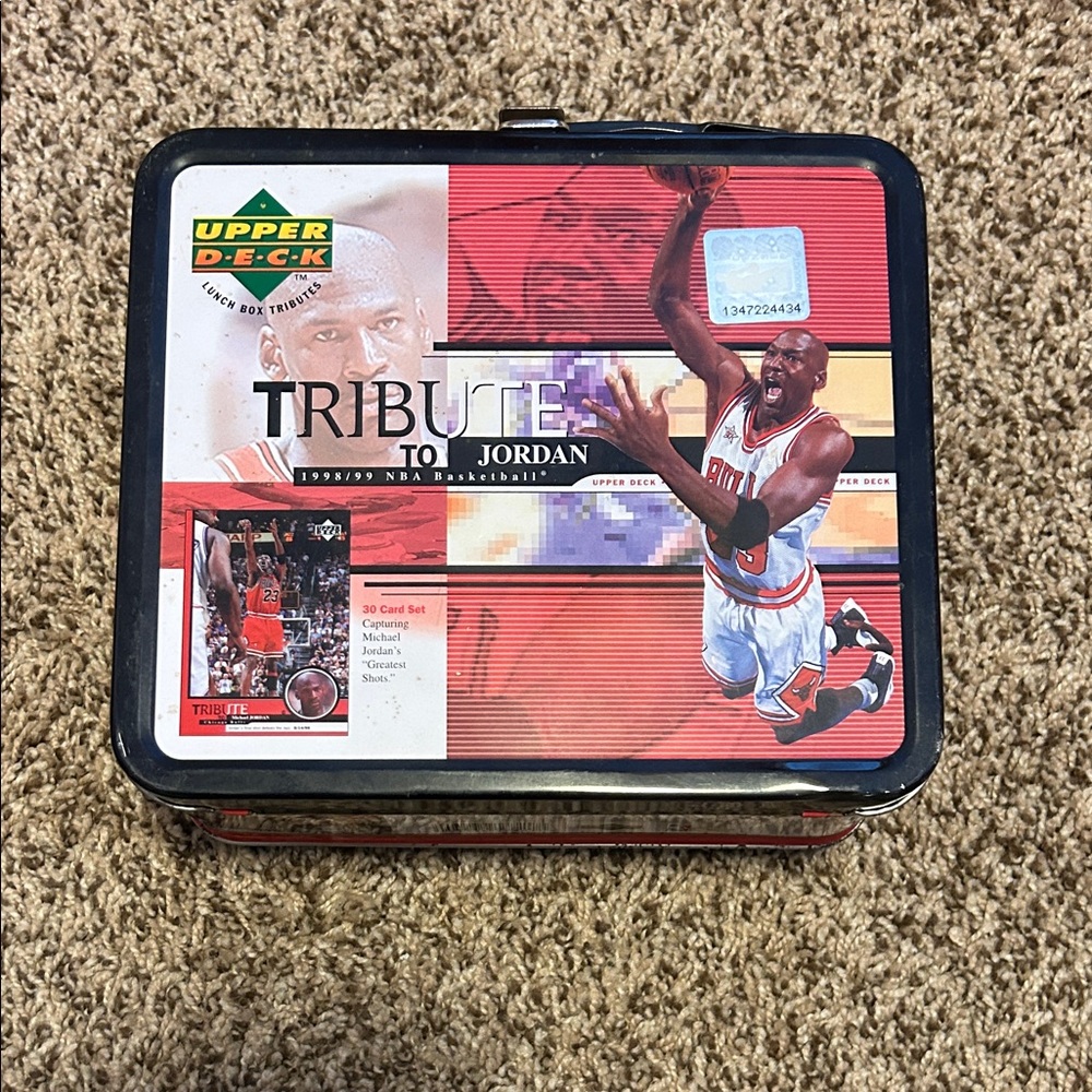 Upper Deck Tribute to Jordan Lunch Box
